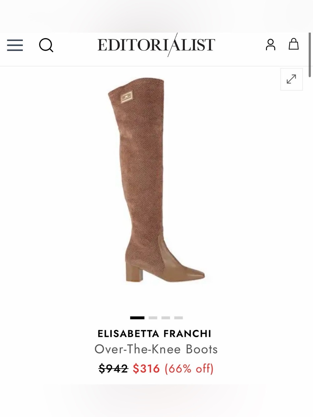 Elisabetta Franchi | knee high boots - Picture 2 of 9